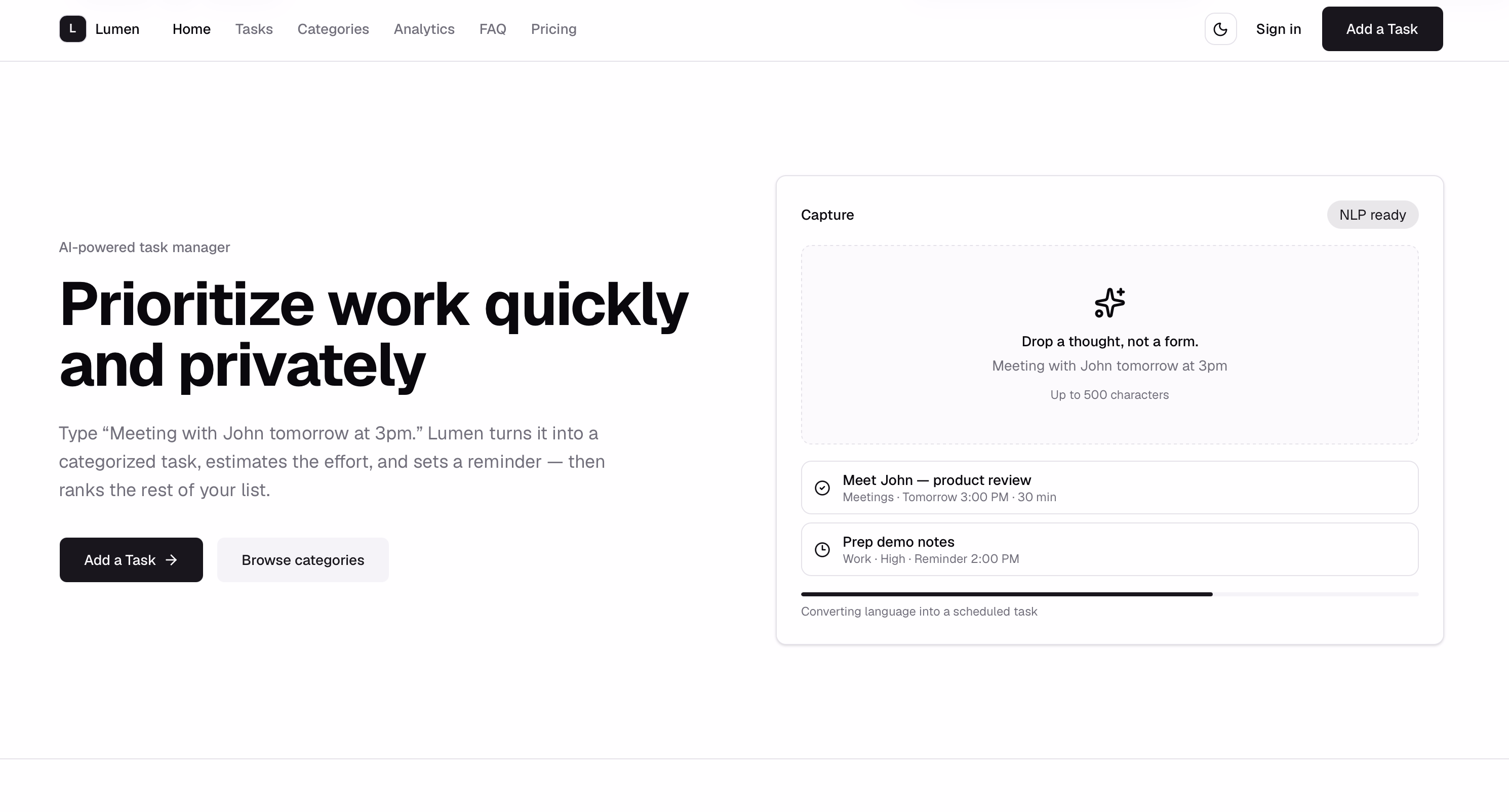 AI-Powered Task Manager
